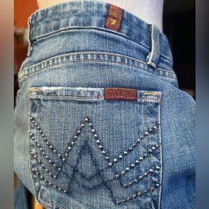 7 For All Mankind Limited Vintage Style “A Pocket" Jeans